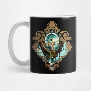 Fantastic steampunk sea clock Mug